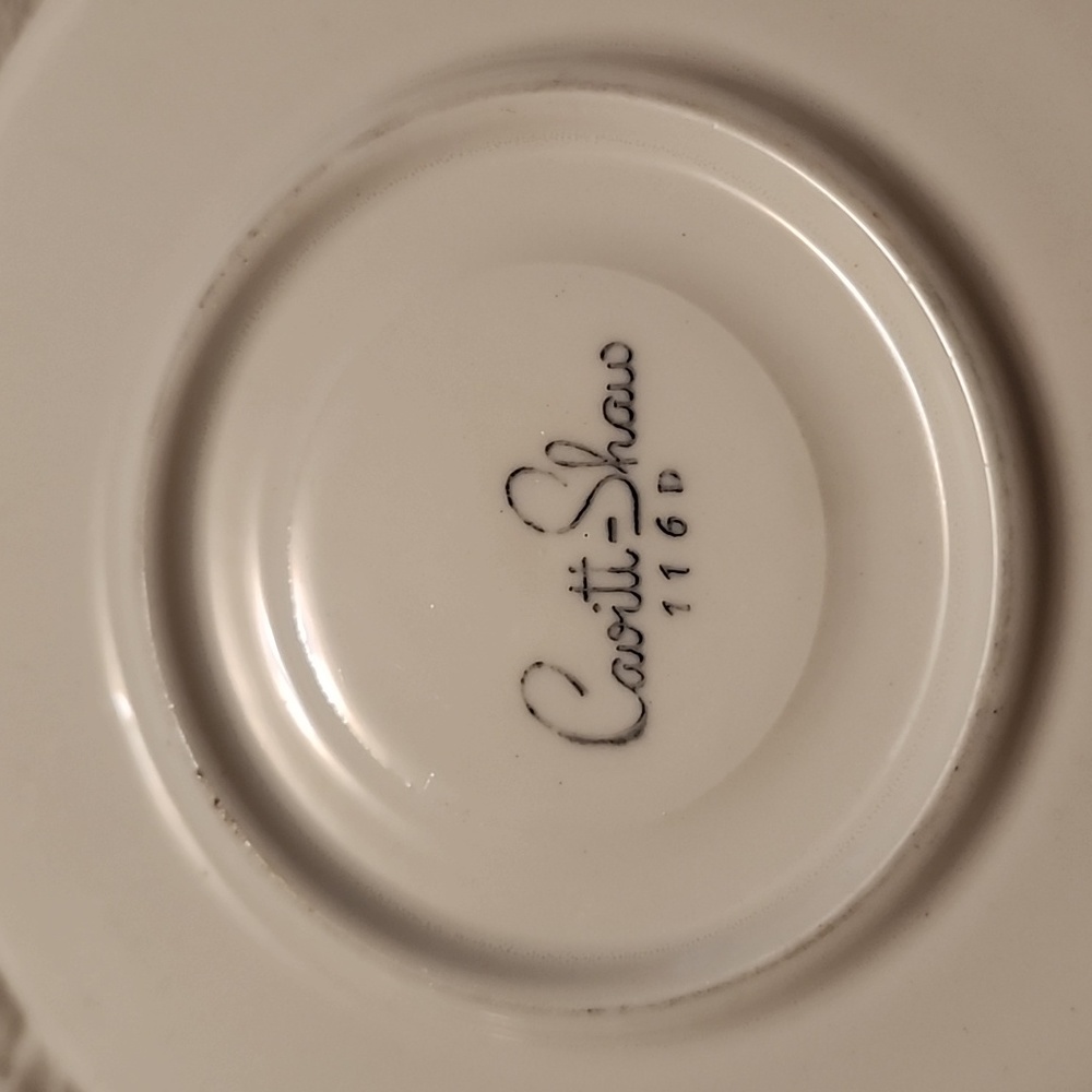 VINTAGE  CAVITTI-SHAW  116D TEAPLATE & 🍵 TEACUP - Picture 4 of 8